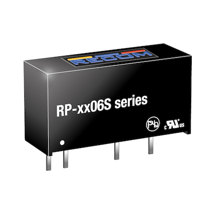 1W DC/DC Converter Series Meet the Demanding Requirements of GaN Drivers With a 5200VDC Isolation